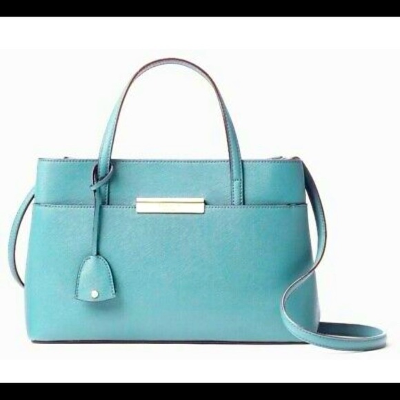 Kate Spade Zuri Maiden Way Suffiano Seaside Blue Handbag with matching Wallet - Picture 2 of 13